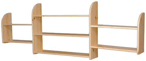 Éva falipolc dupla 70x206x20
